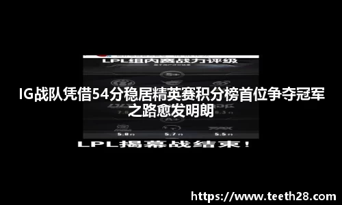 IG战队凭借54分稳居精英赛积分榜首位争夺冠军之路愈发明朗