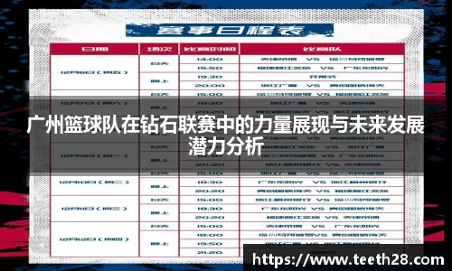 广州篮球队在钻石联赛中的力量展现与未来发展潜力分析